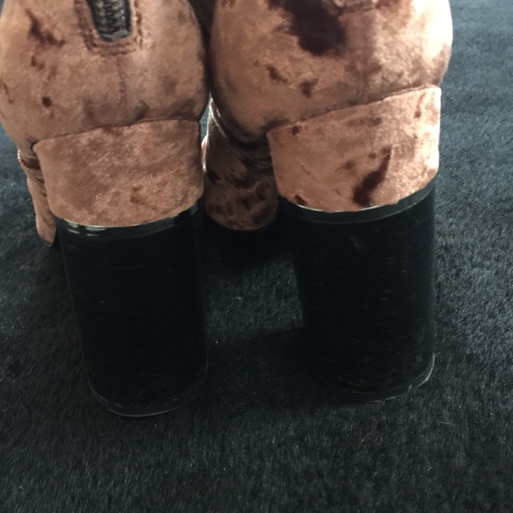 3.1 Phillip Lim Crushed Velvet Boots, 9.5 - Picture 5 of 8